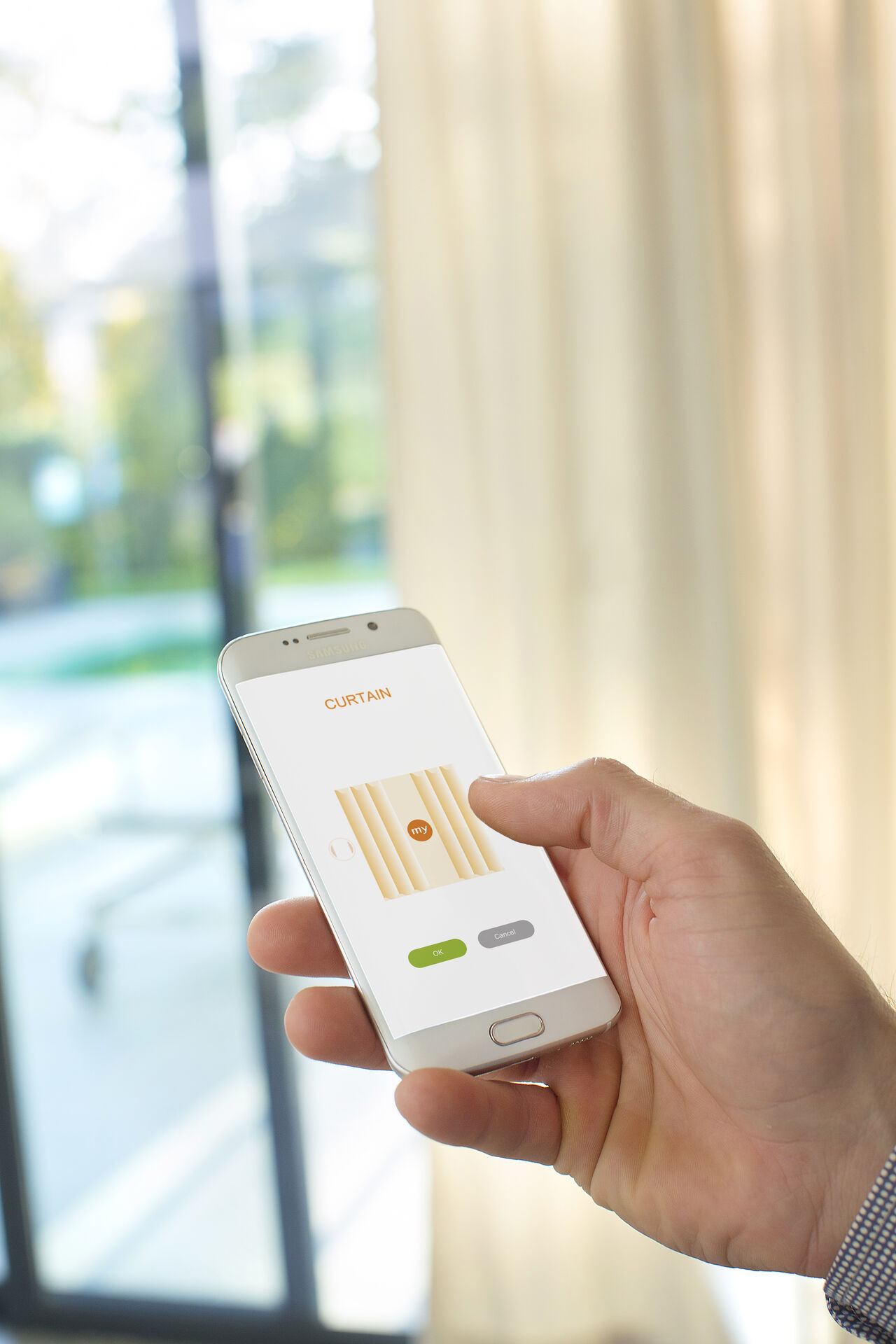 aplicație smart home perdele