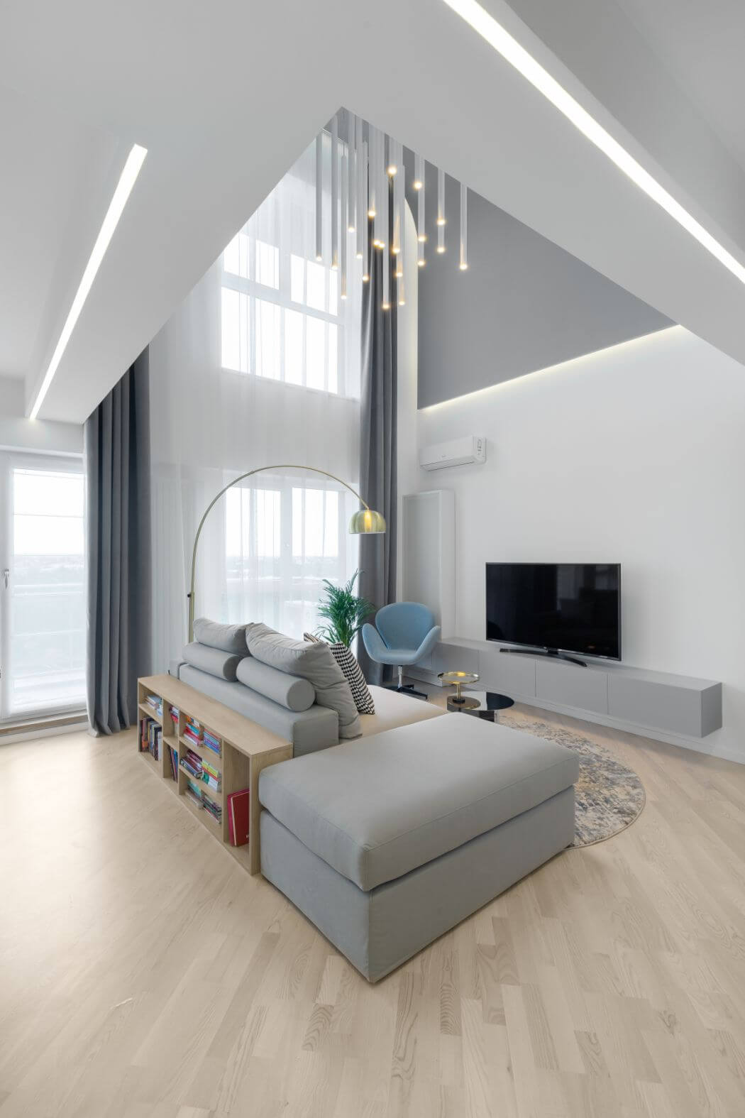 Amenajare Duplex living pe doua etaje