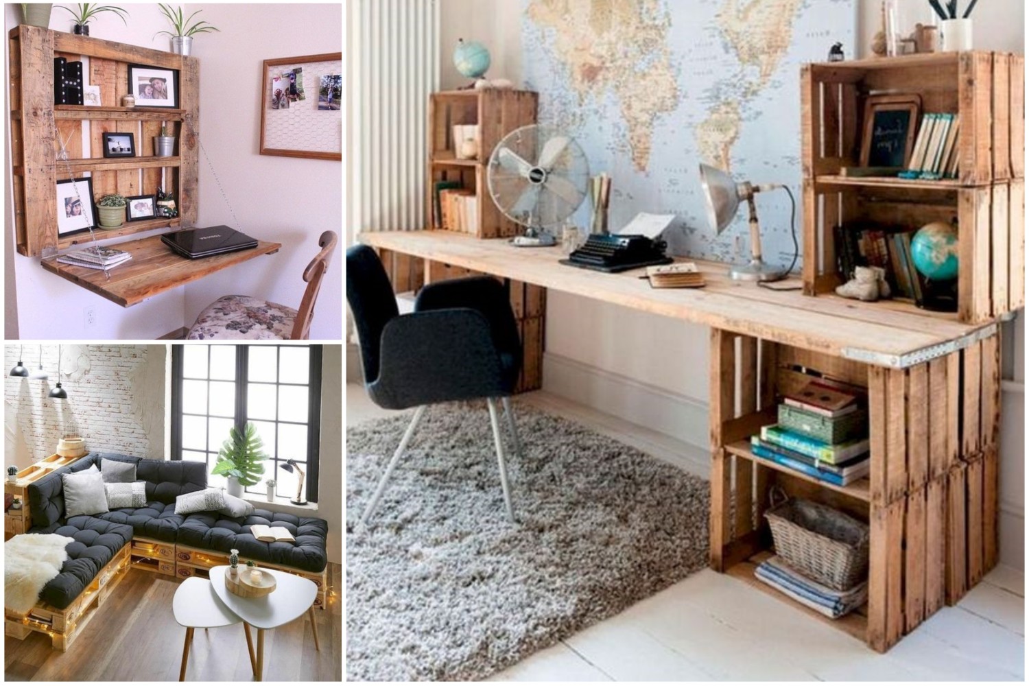 mobilier de interior realizat din paleti