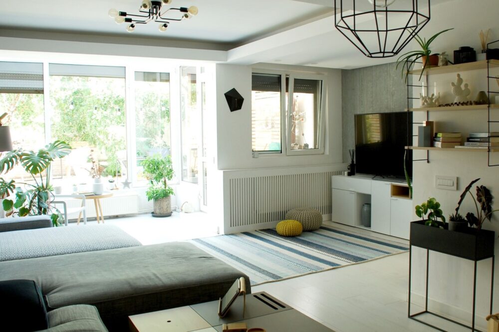 idei amenajare living scandinav