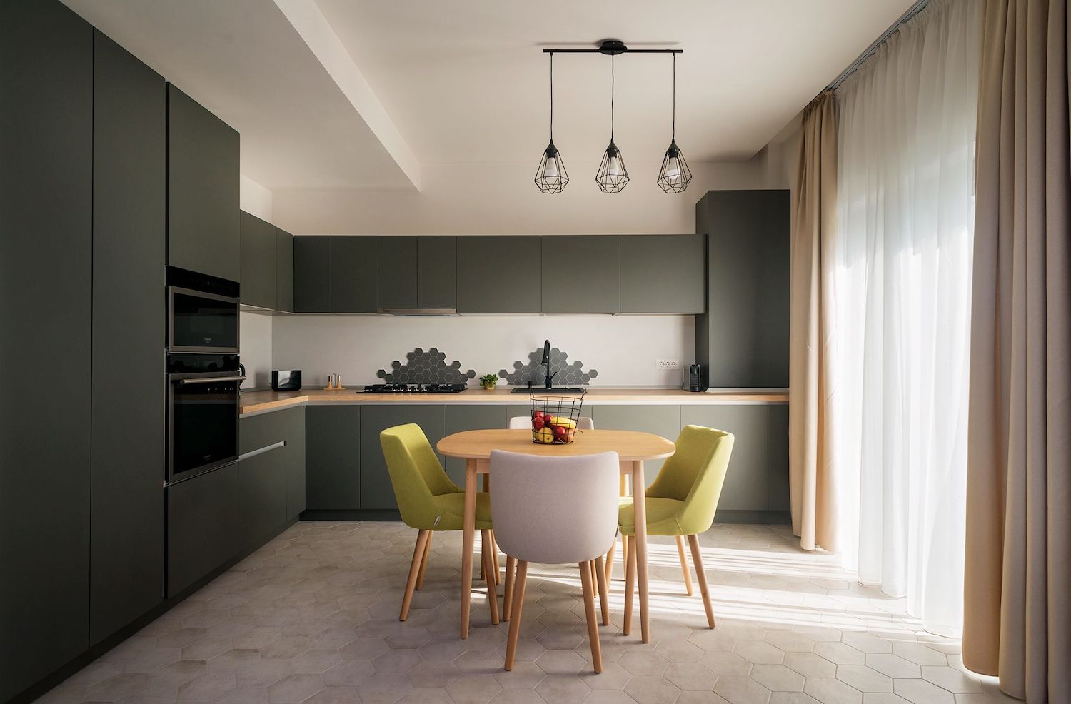 placi ceramice hexagonale
