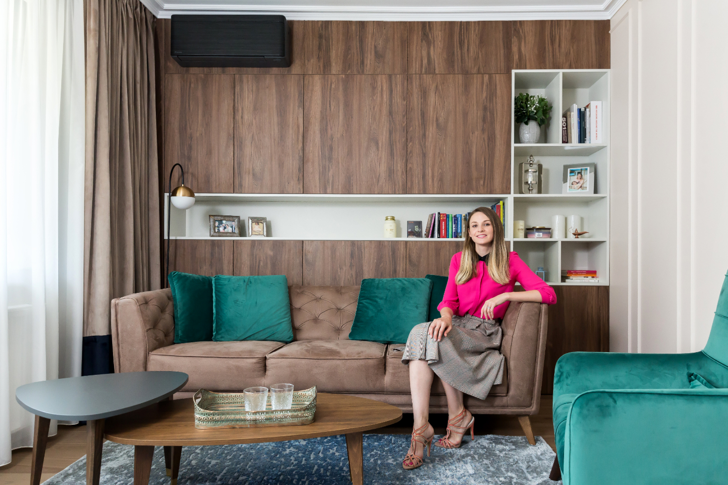 Acasă la Natalia Berezovskaia - Amenajare elegantă Creativ Interior - amenajare de living