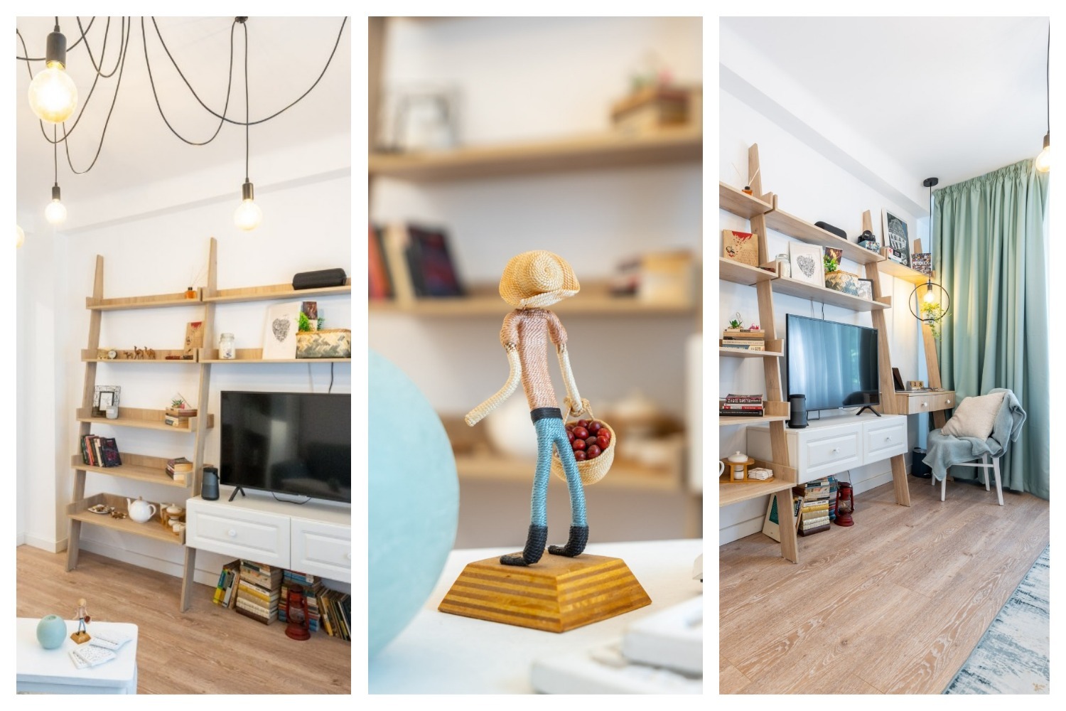 Living - Amenajare apartament două camere - arh. Cristiana Zgripcea