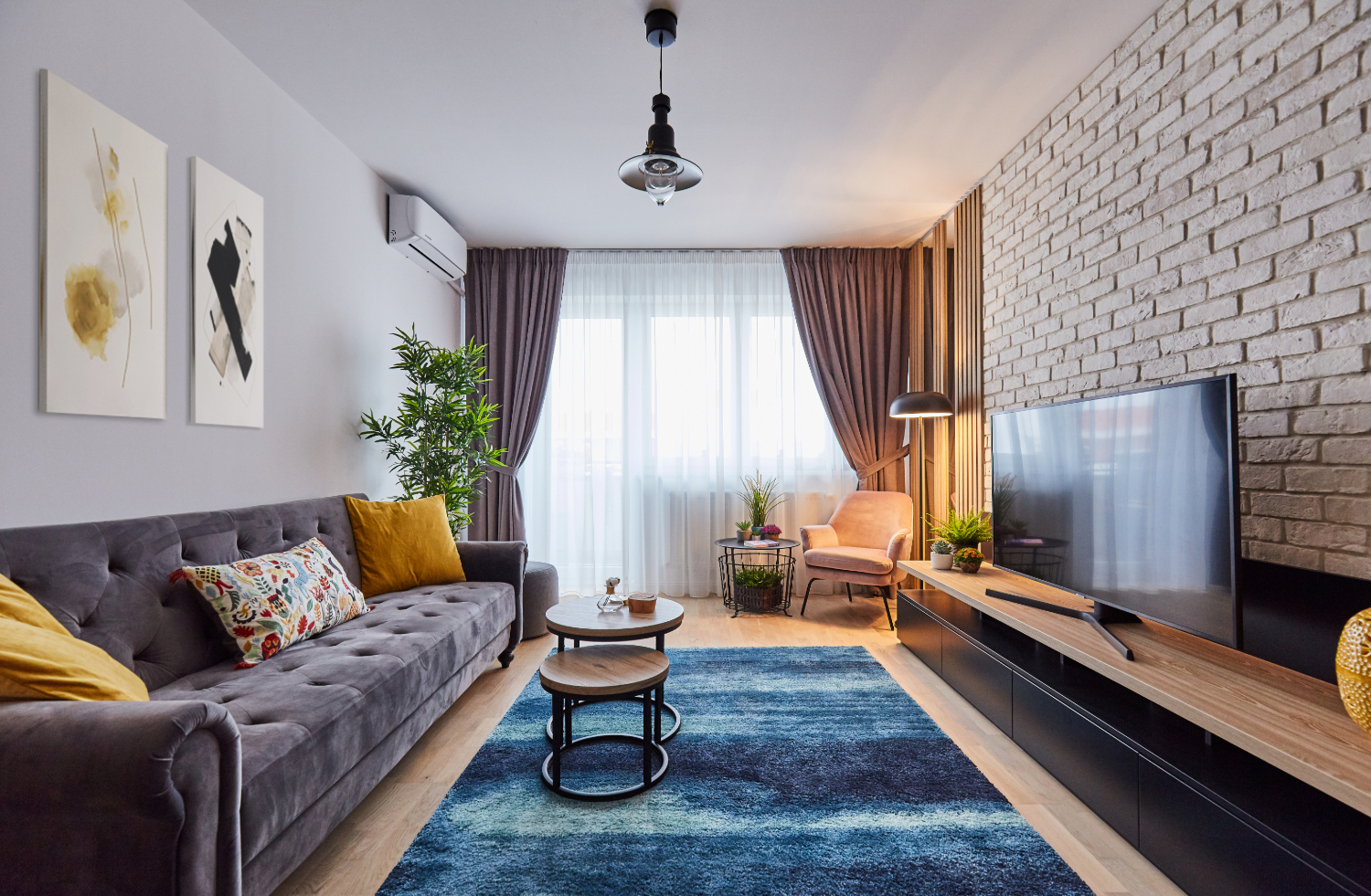 amenajare apartament cu 2 camere