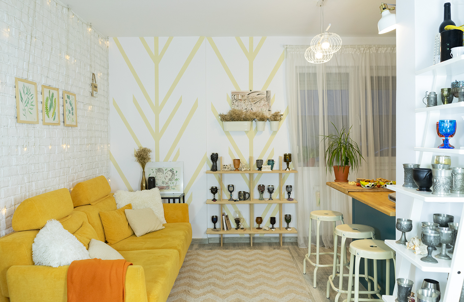apartament popesti leordeni living