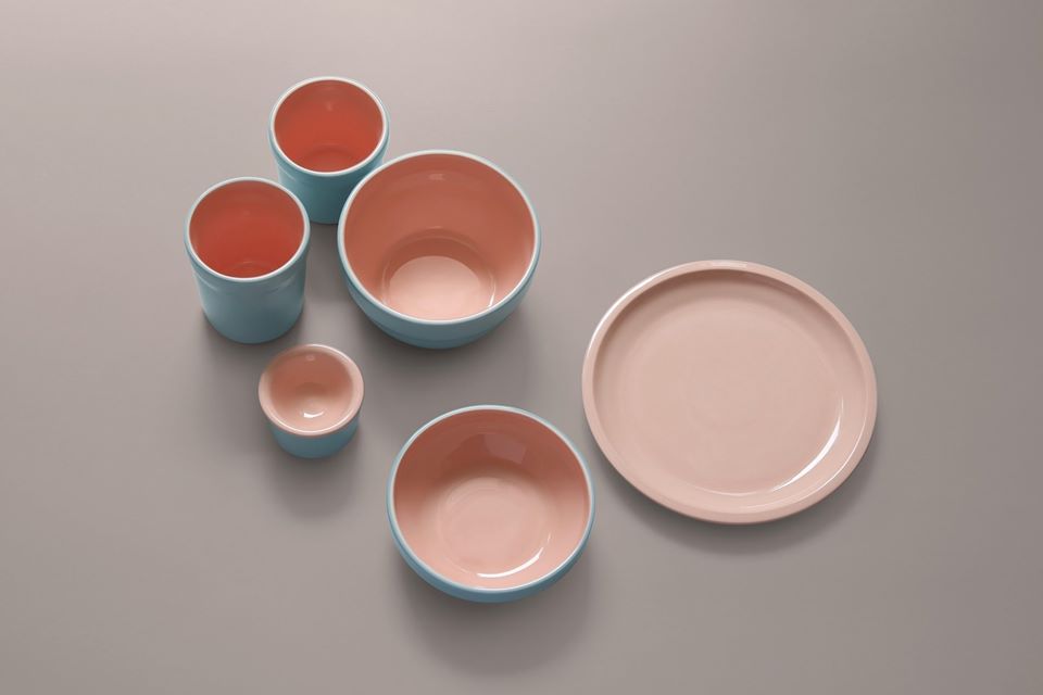 Set de recipiente ceramice Coloratum Set