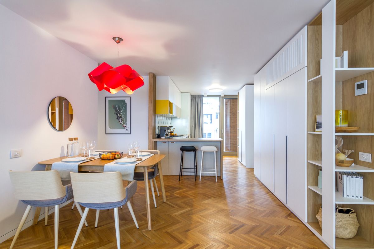 amenajare apartament cu 3 camere dining