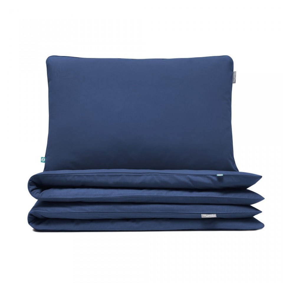 lenjerie-de-pat-albastra-din-bumbac-basic-navy-blue-double-mumla_84789