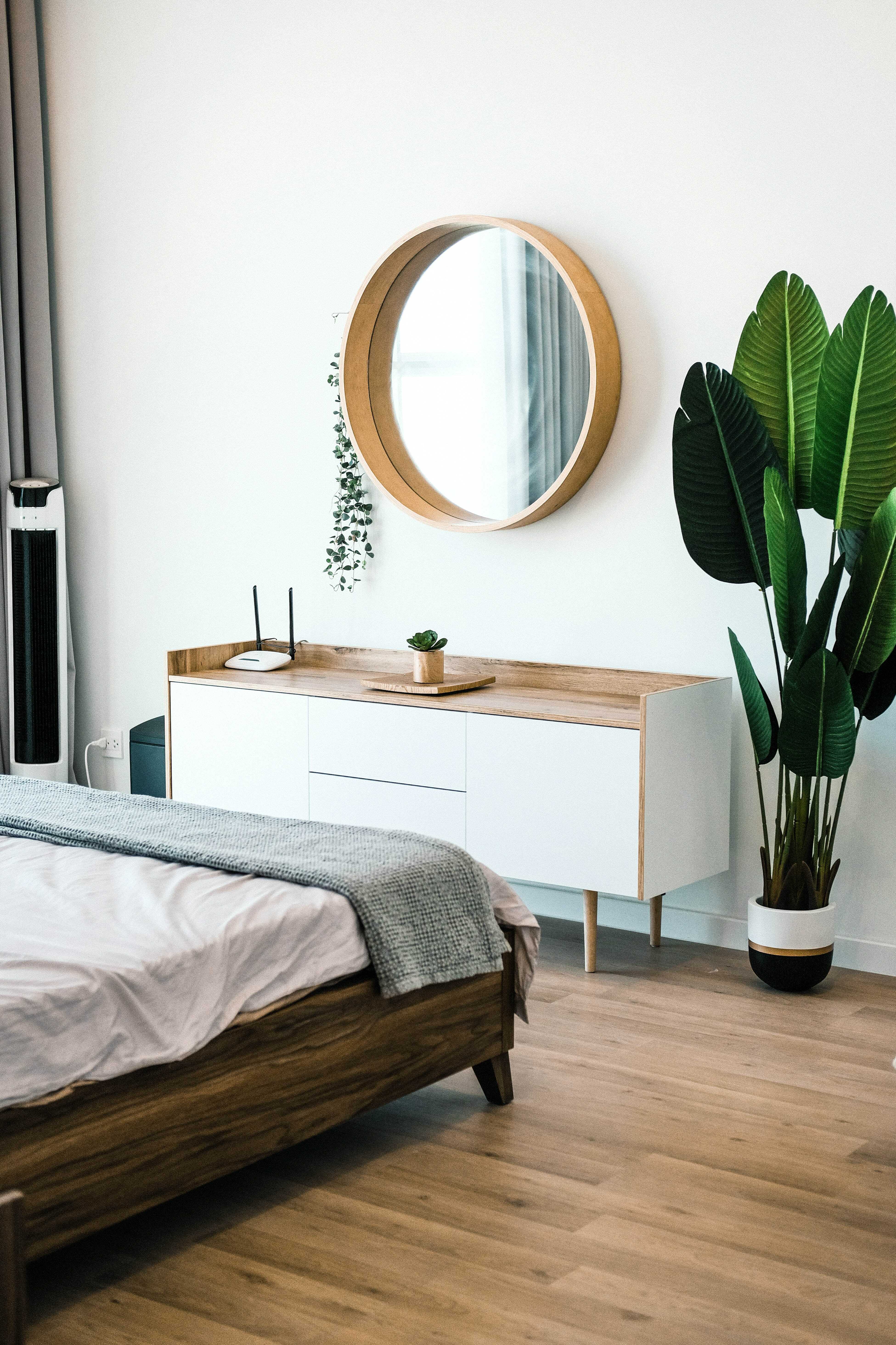 dormitor decor scandinav