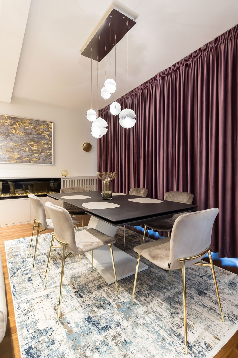 apartament glam dining