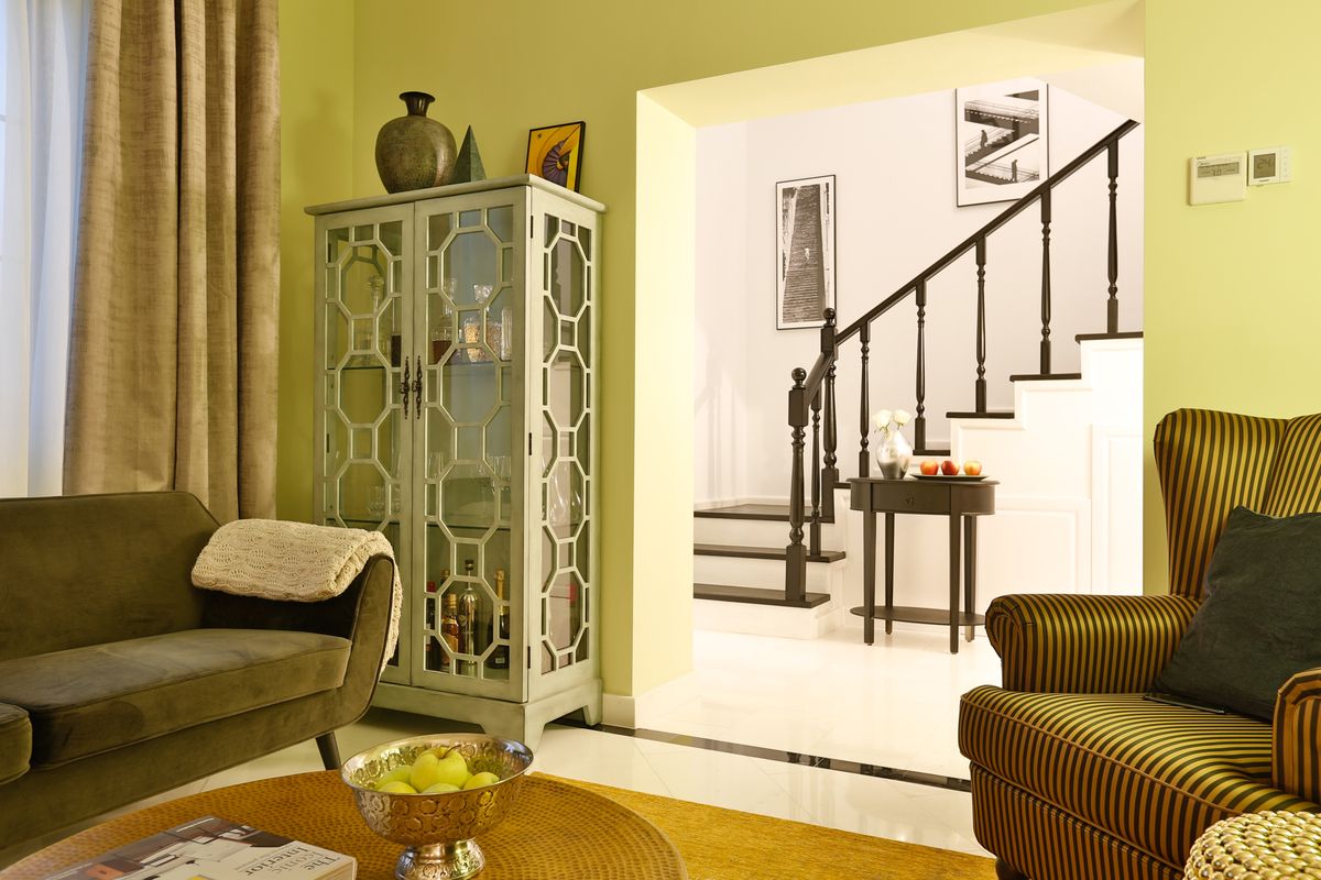 casa bunicii living