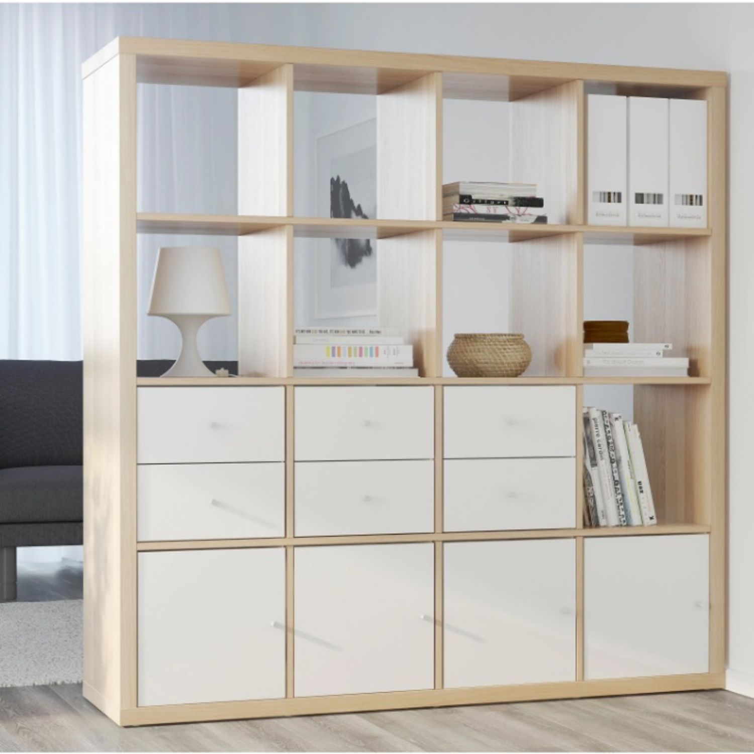 Etajeră aspect stejar antichizat, Ikea, 449 lei