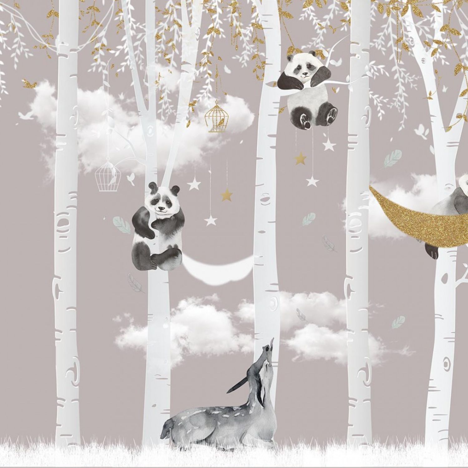 Tapet Panda Story, Bunnyboo.ro, 285 lei/mp