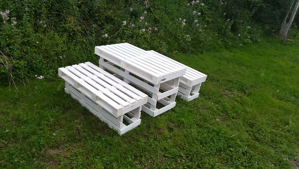 Canepele din paleți Mikim