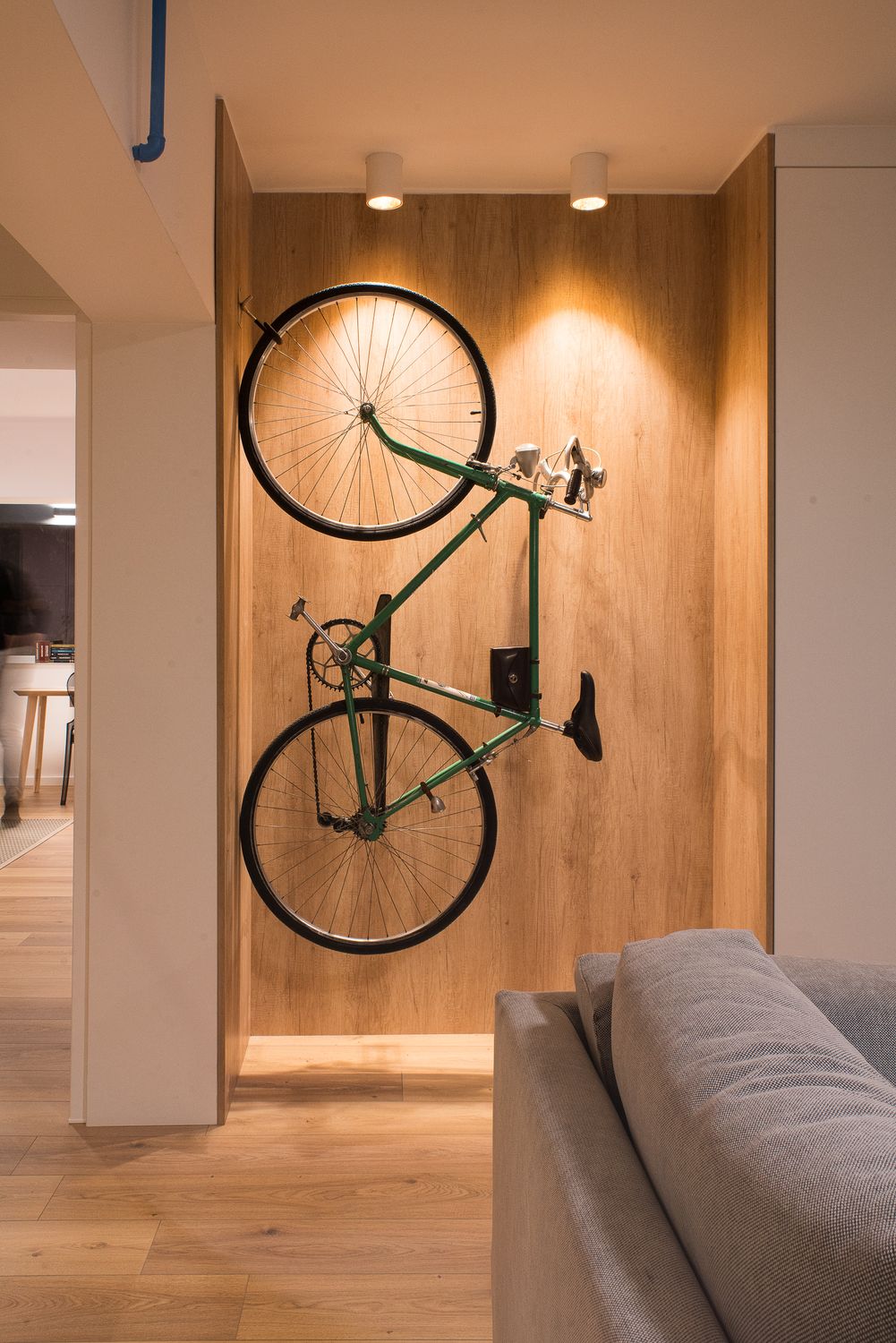 reamenajare apartament doua camere spatiu bicicleta