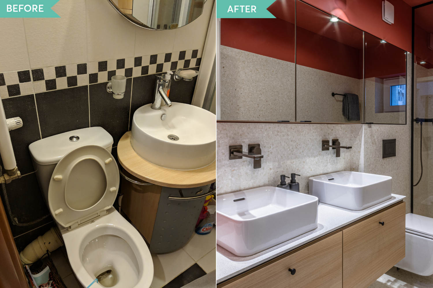 Before and after - renovare baie apartament comunist- Craftr (2)