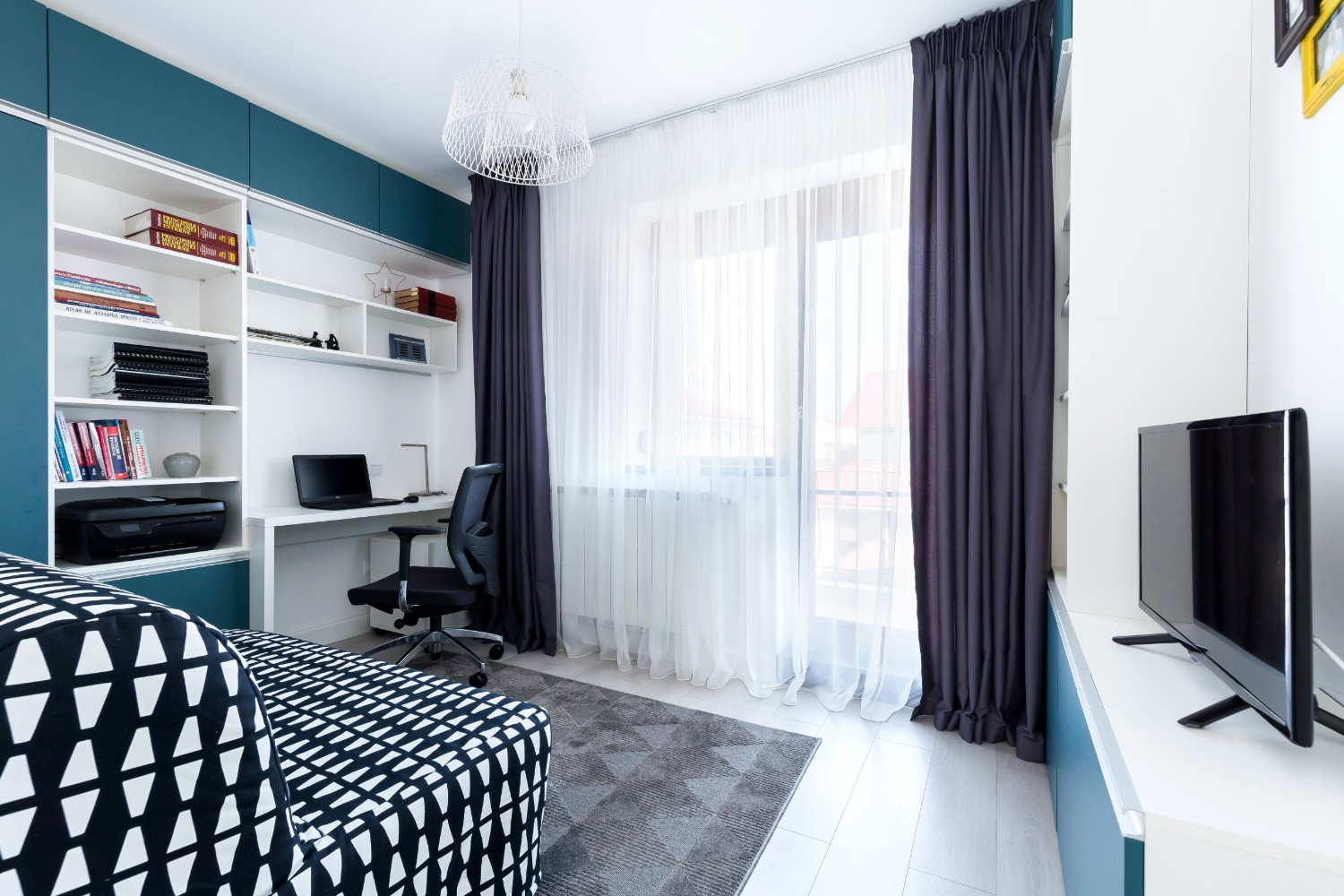 Biroul - cameră de oaspeți - Vim Studio