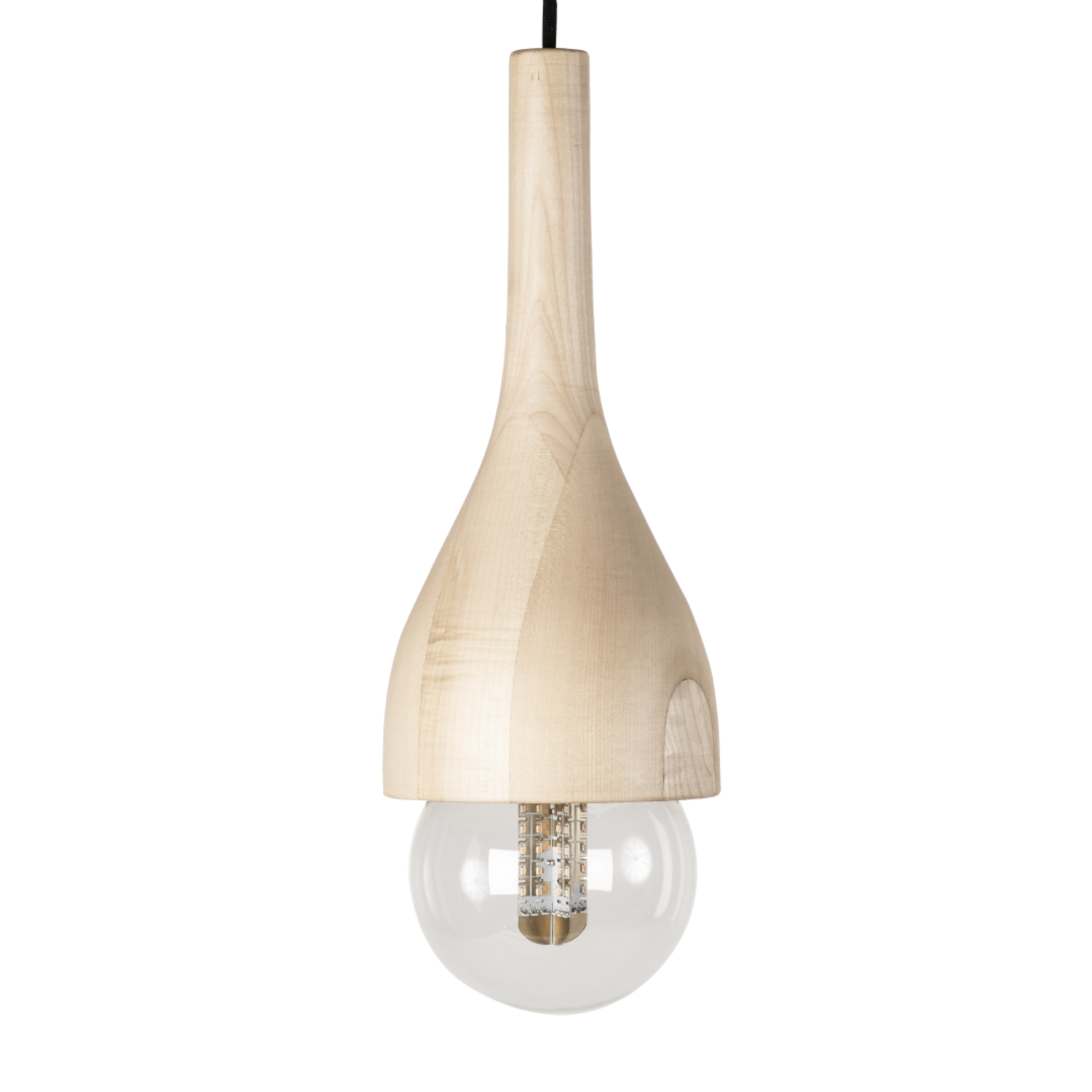 decoratiuni din lemn - lampa