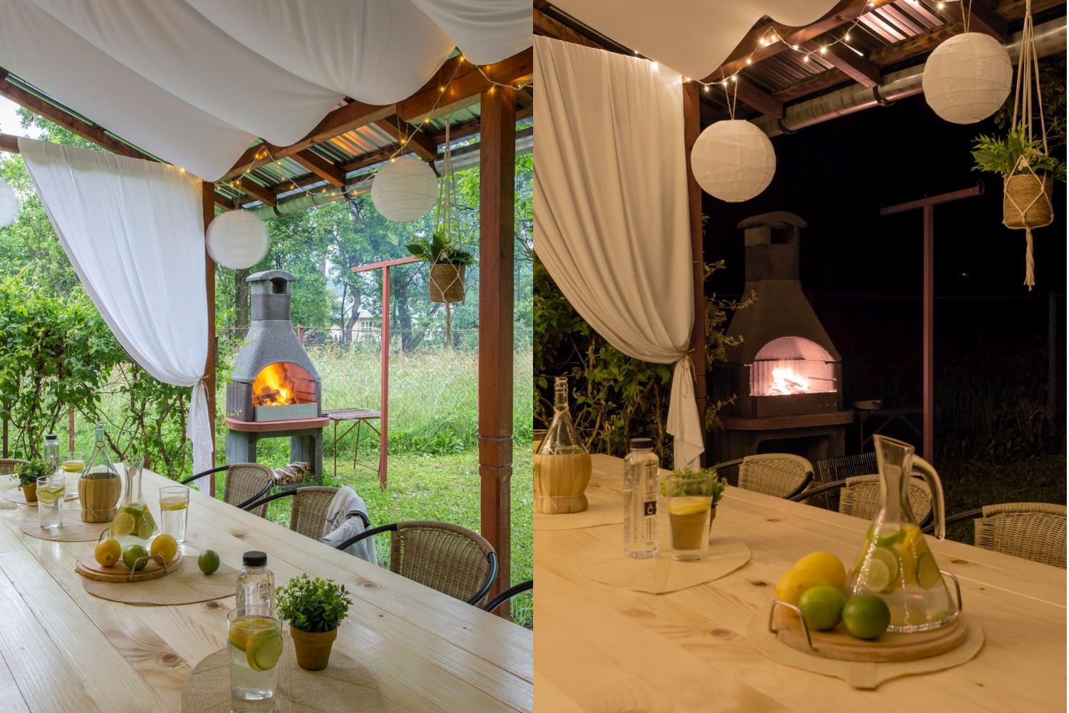 Casa Zen Comarnic - terasa ziua si seara (2)