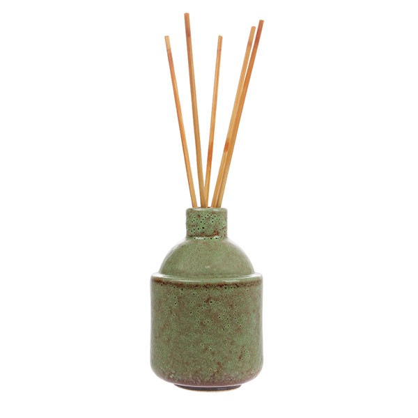 suport betisoare din ceramica in culoarea verde masliniu