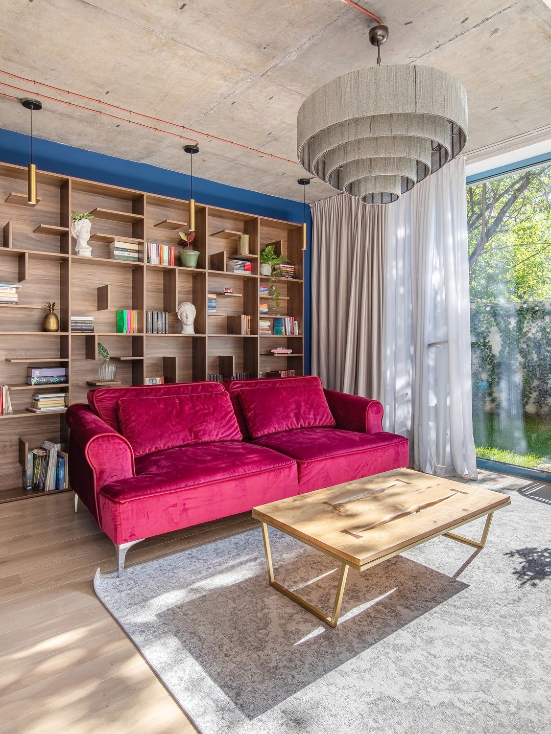 stil eclectic în living 