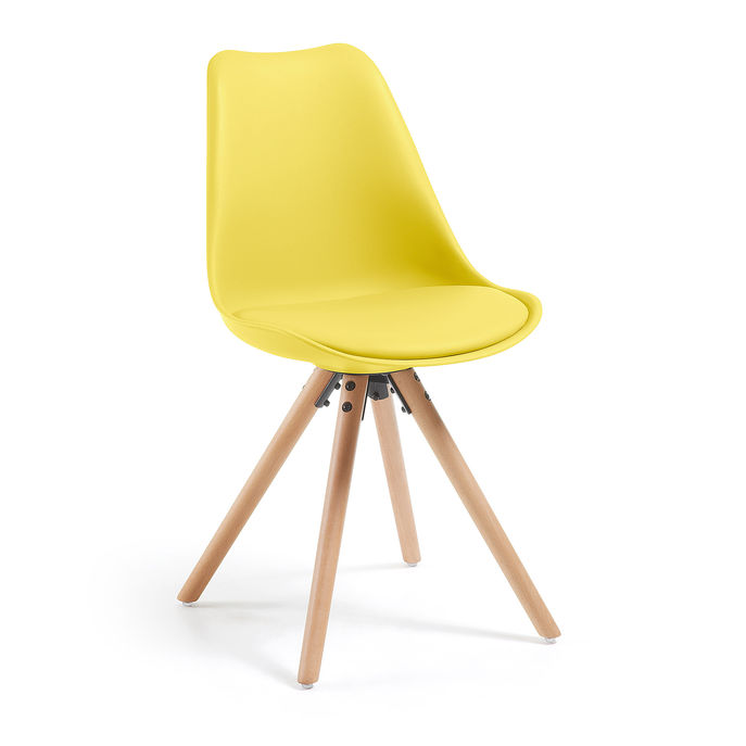 scaune moderne galben