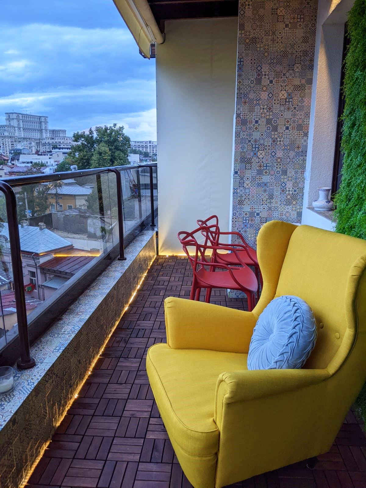 amenajare balcon deschis