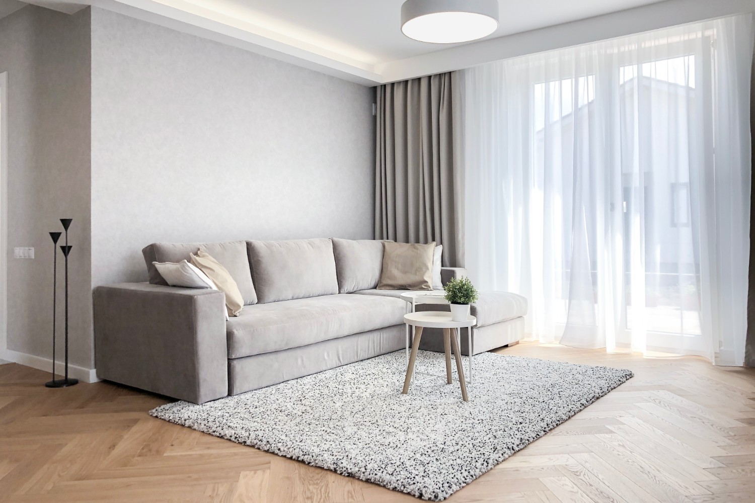 amenajare modernă - canapea living