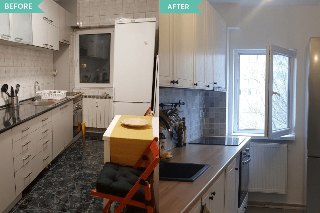 Ada a răsfoit multe site-uri de design interior și Pinterestul înainte să înceapă renovarea.