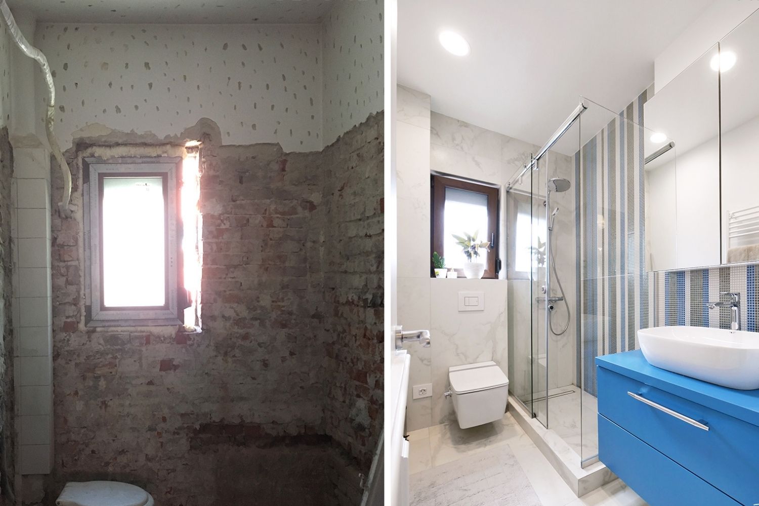renovare baie santier