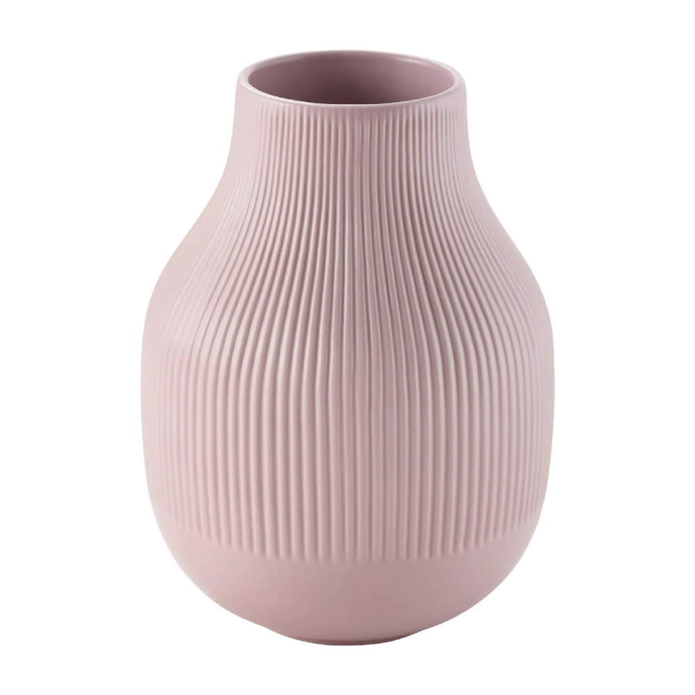 vaza ceramica roz