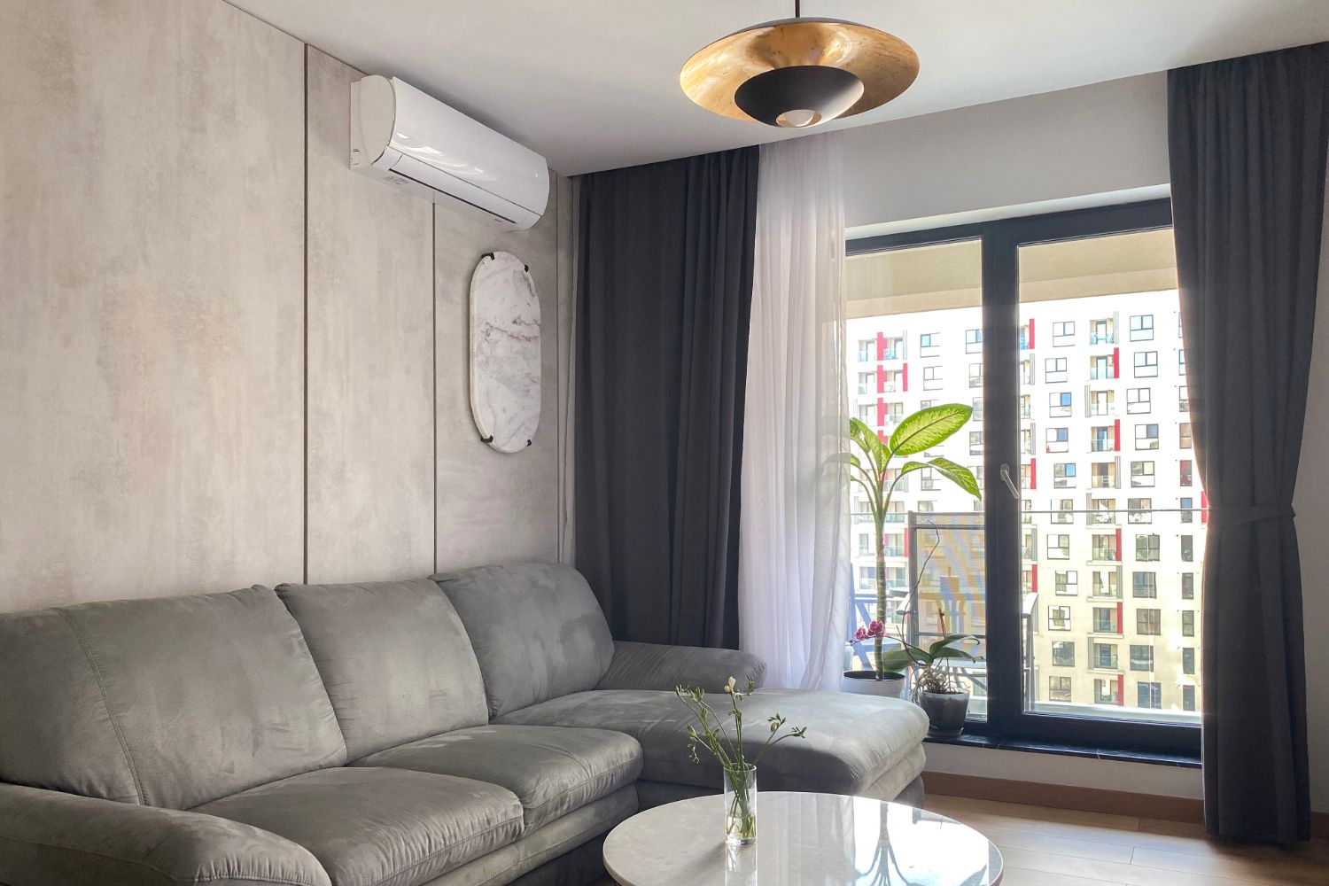 amenajare apartament 3 camere decomandat living