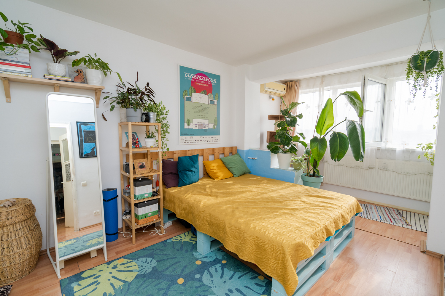 dormitor plante interior