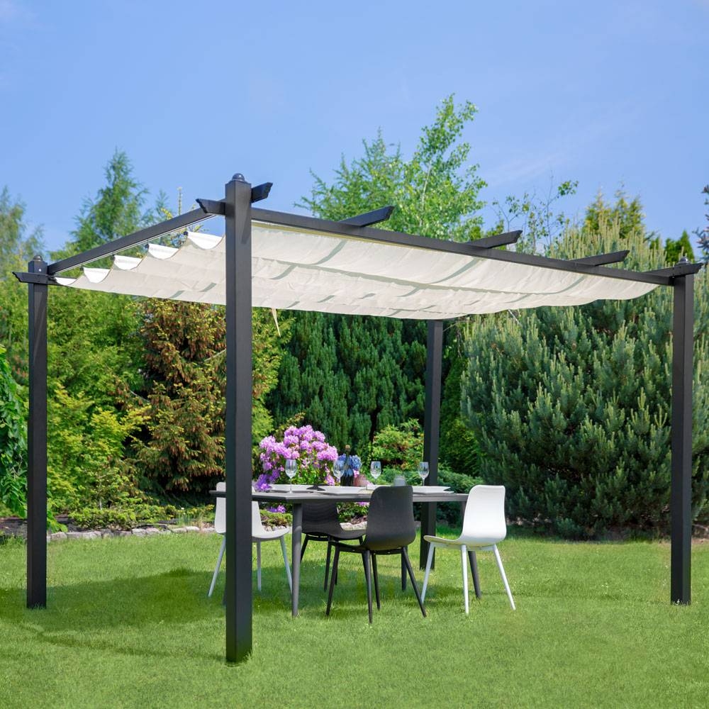 pavilion gradina structura metalica