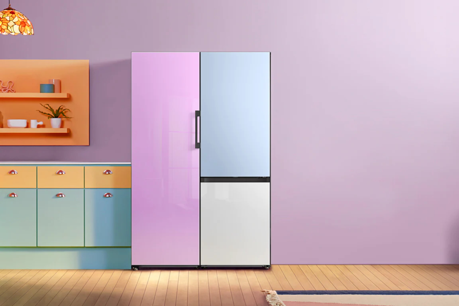 produse electrocasnice noi frigider samsung bespoke
