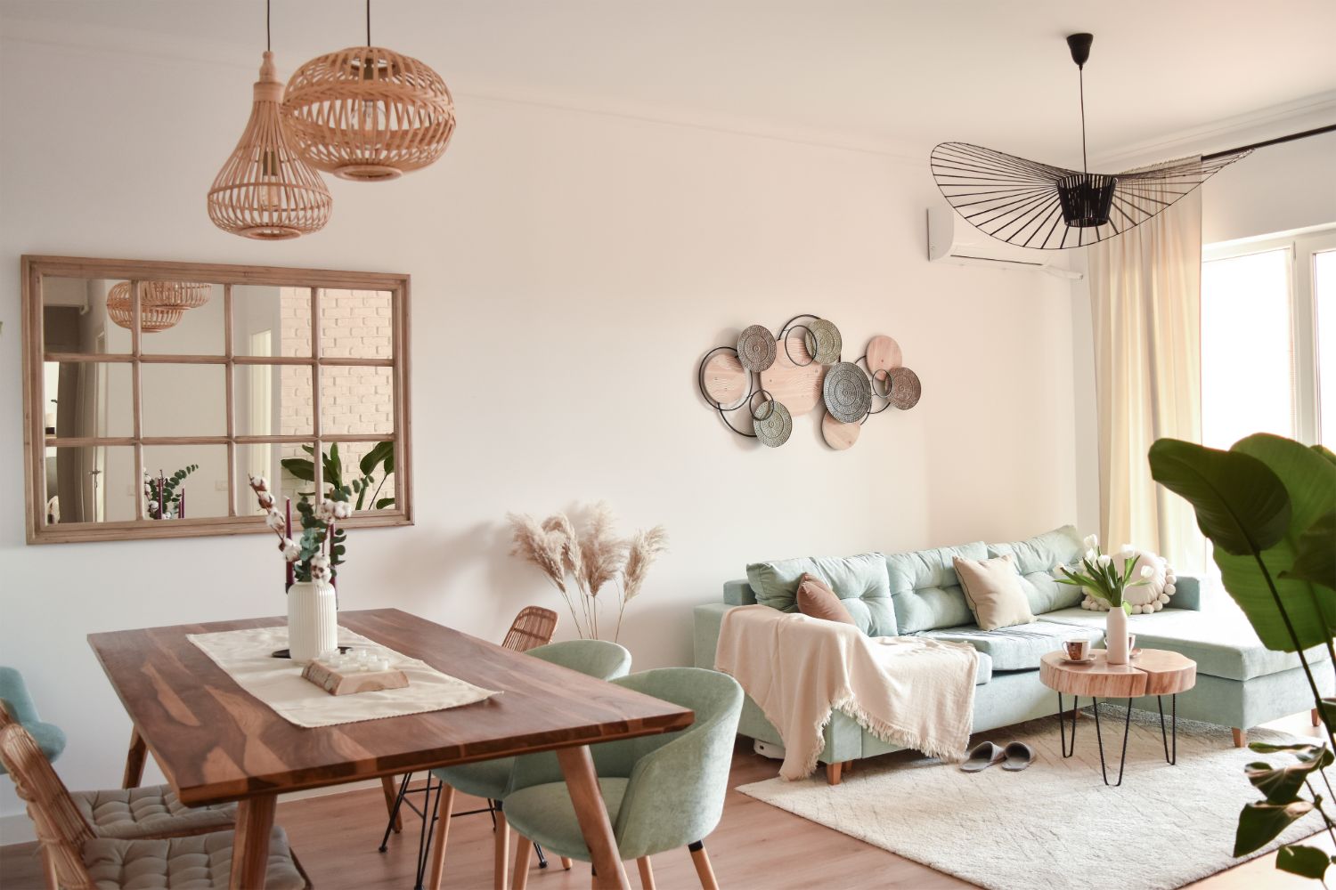 amenajare_boho_cu_influențe_clasice_dining