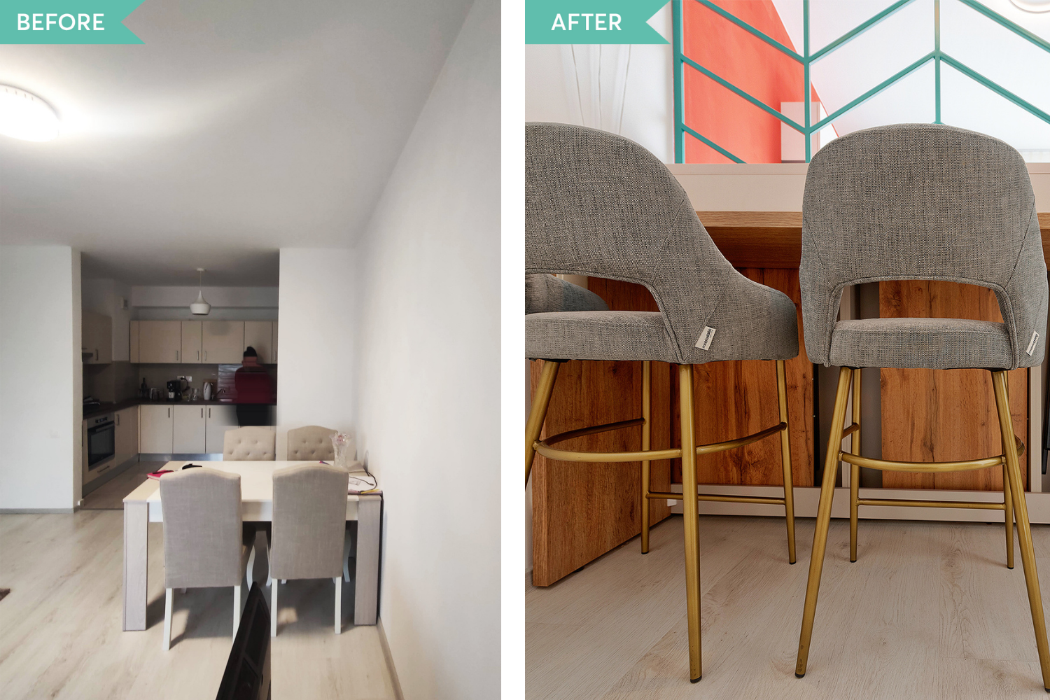 living 3în1 cluj before after masă