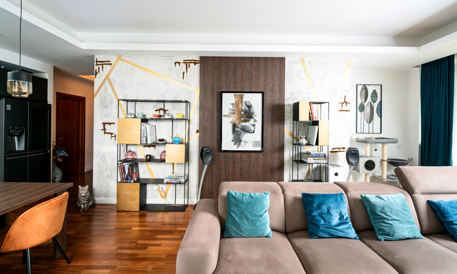 Amenajare living elegant Pipera - Creativ Interior - arh. Natalia Berezovskaia (3)