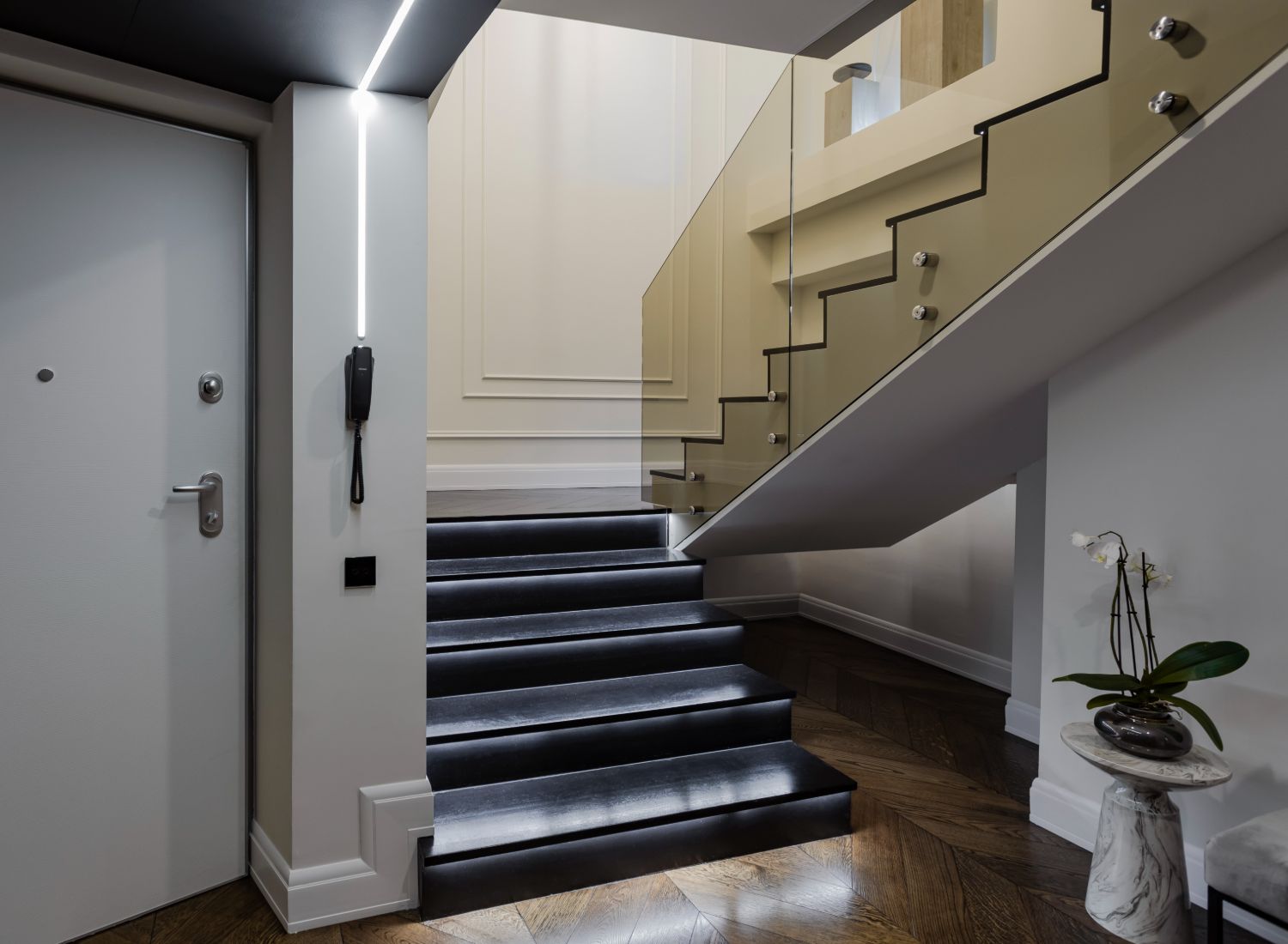 Scara interioara penthouse Bucuresti - ACOS Design - Andrei Costea