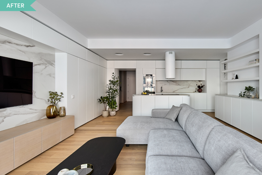 Renovare apartament Pipera - bucatarie dupa amenajare - arh. Andra Bica Kanso Design (2)