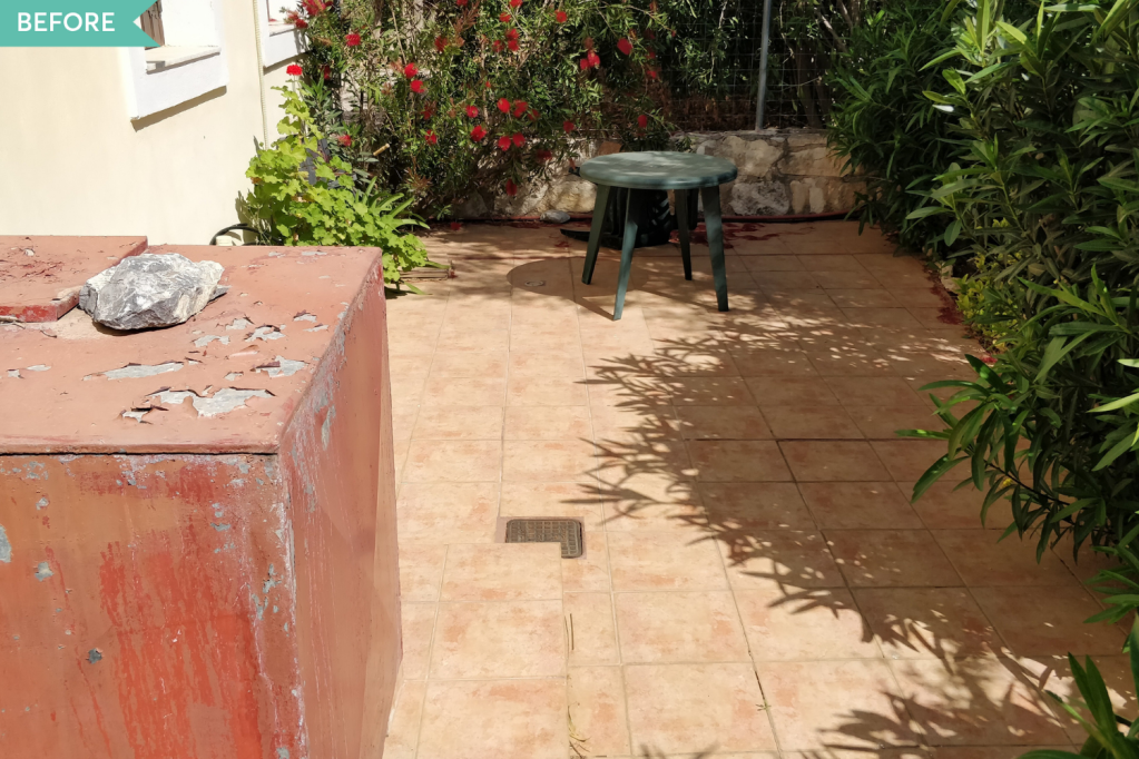 Aphrodite Villa Creta - before and after terrace (1)