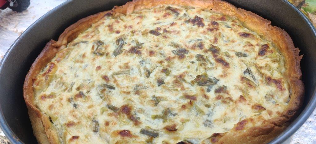 leek and cheese pie