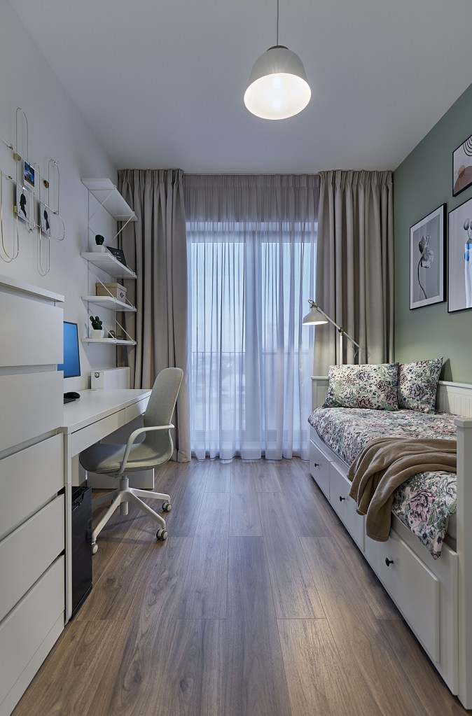 Amenajare birou si dormitor oaspeti -apartament trei camere Bucuresti - Cristina Micu Interior Design (2)