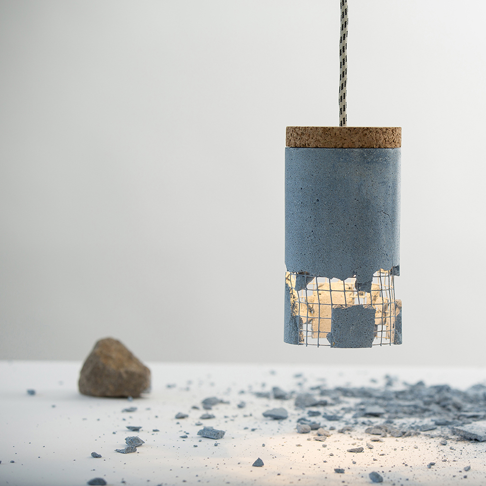 lampa beton personalizata