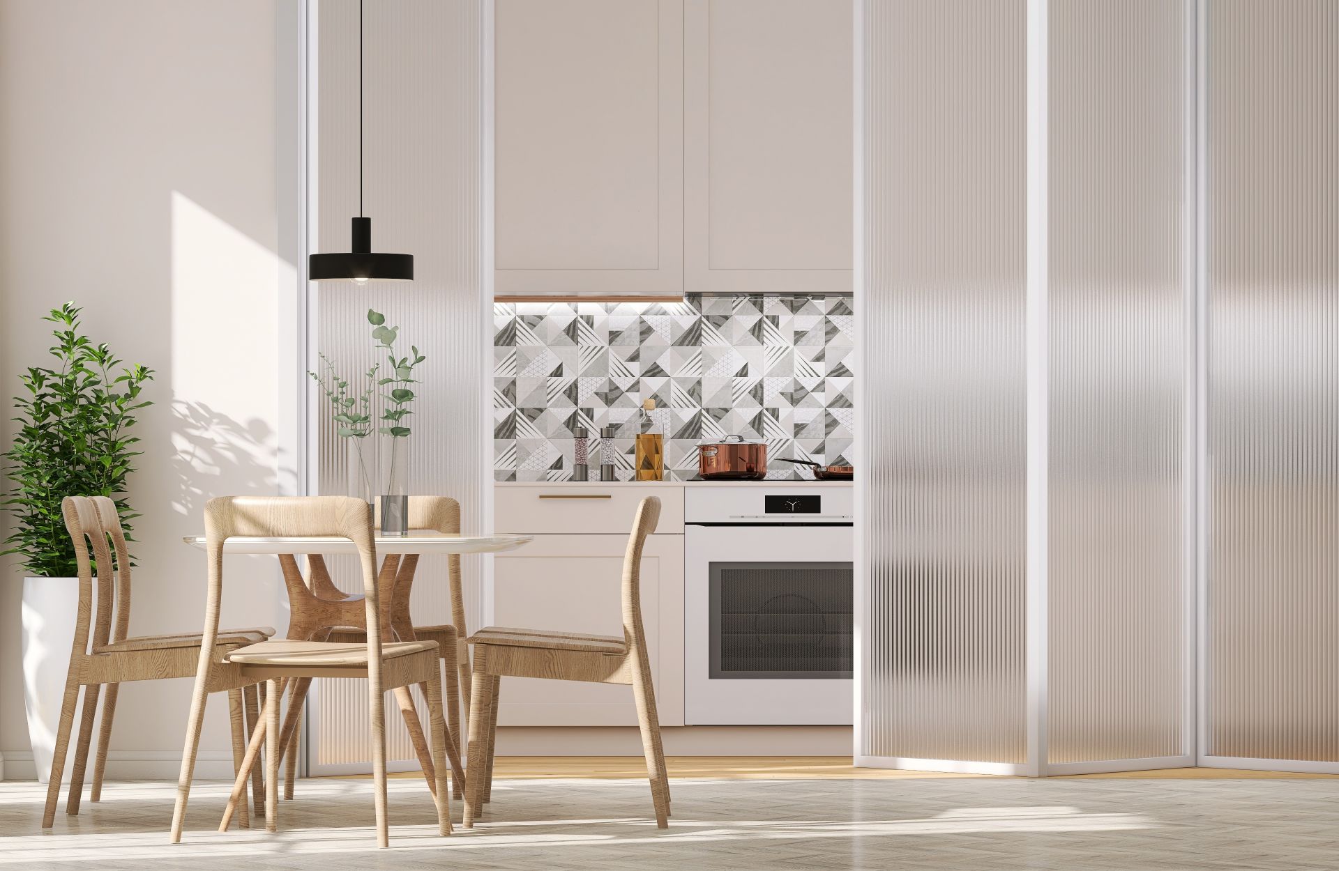 usi sticla frosted bucatarie