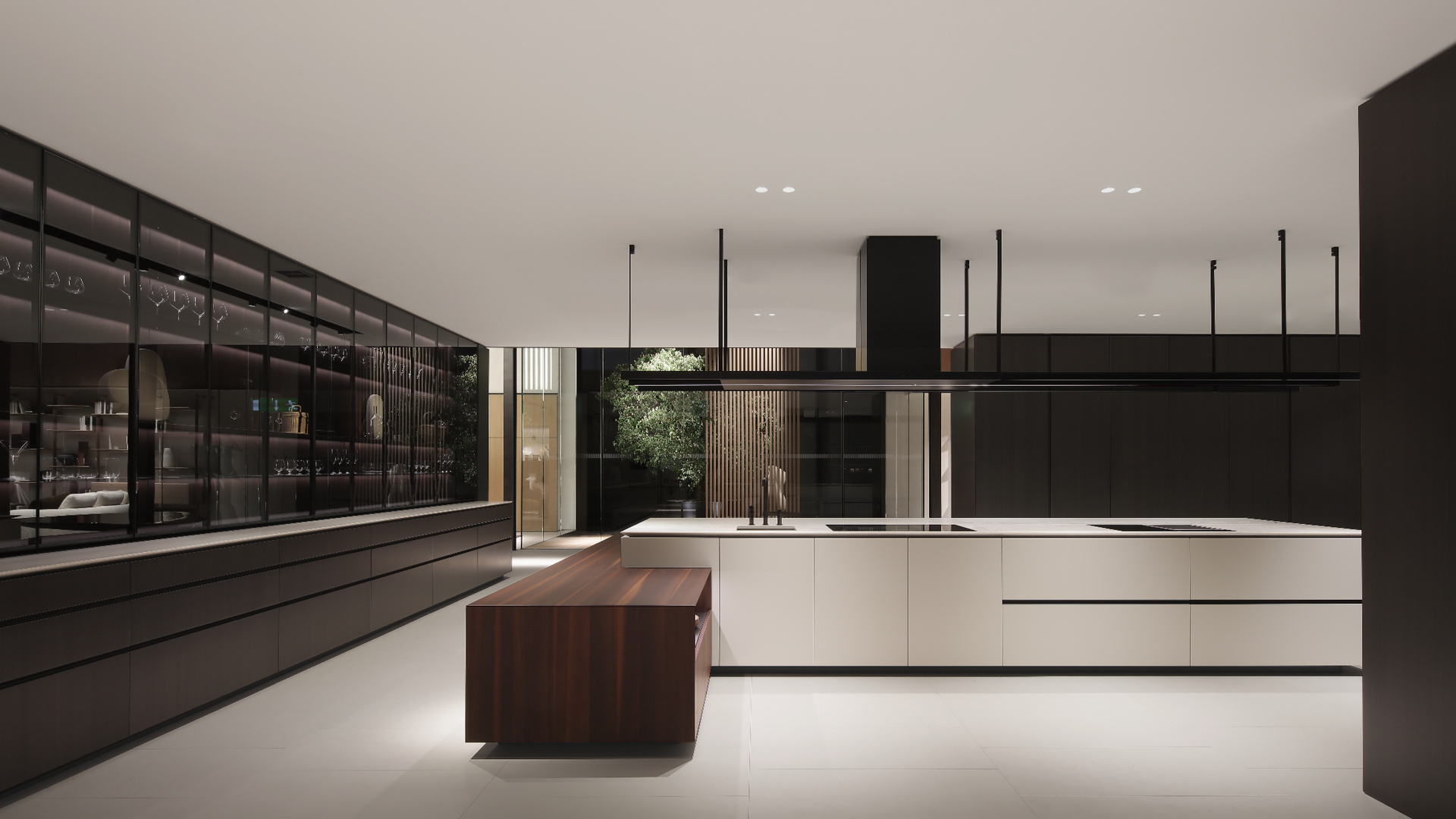 Tendințe bucătărie - mobilier minimalist cu insulă