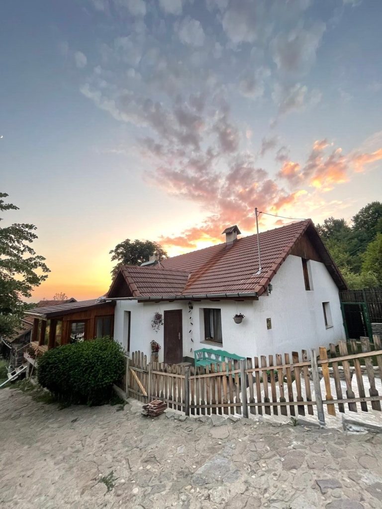 Exteriorul cabanei