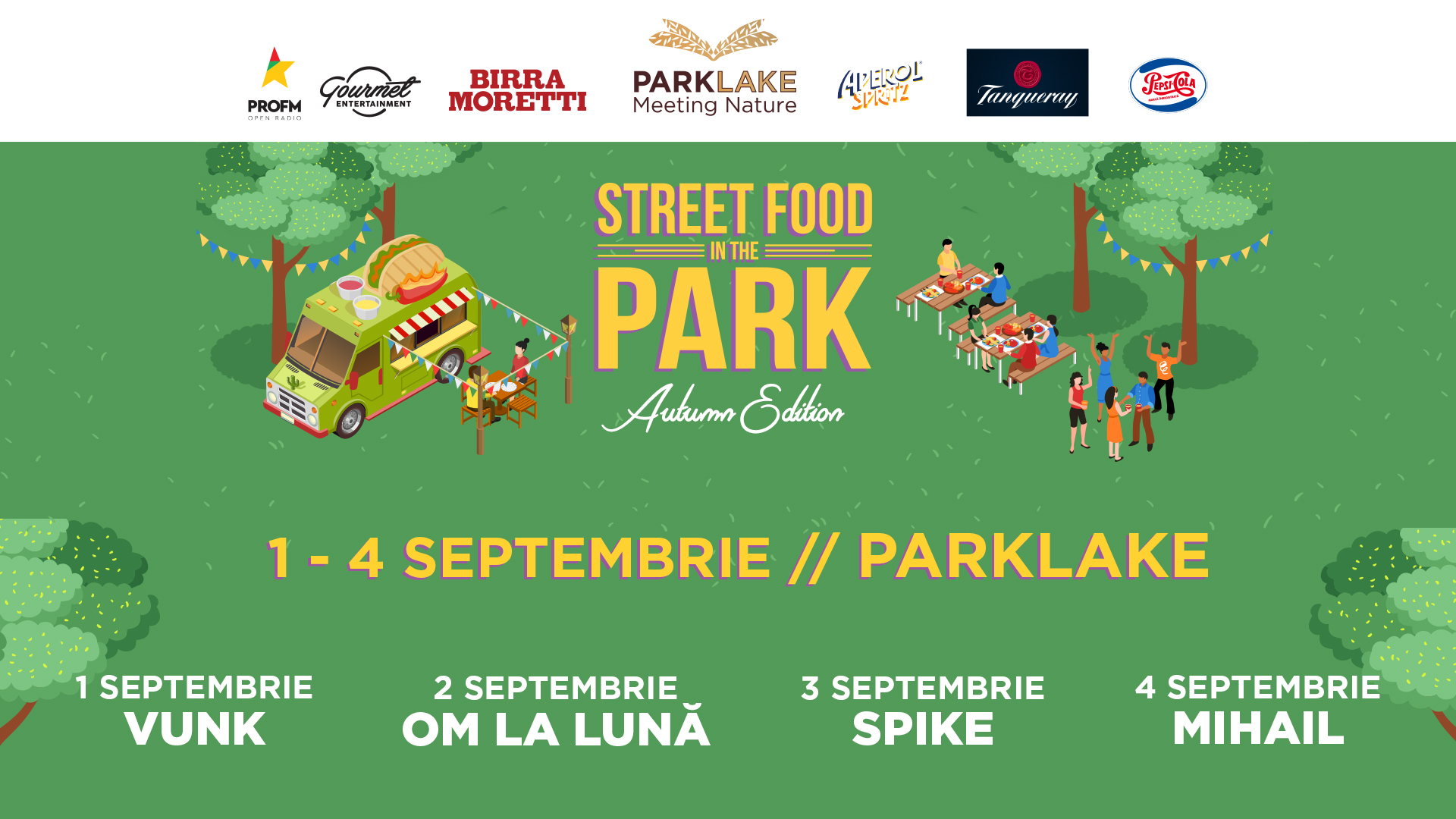 evenimente weekend bucuresti street food in the park