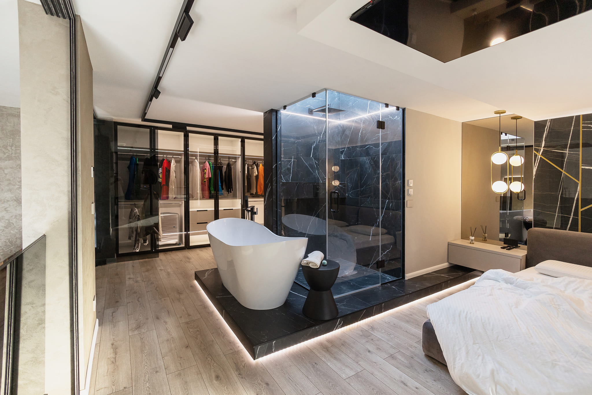 dormitor penthouse