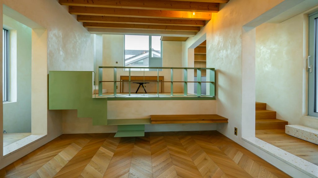 birou in living casa adn ba